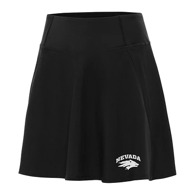 Women's Antigua Black Nevada Wolf Pack Chip Skort