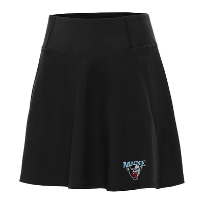 Women's Antigua Black Maine Black Bears Chip Skort