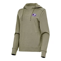 Women's Antigua Olive North Alabama Lions Justice Pullover Hoodie