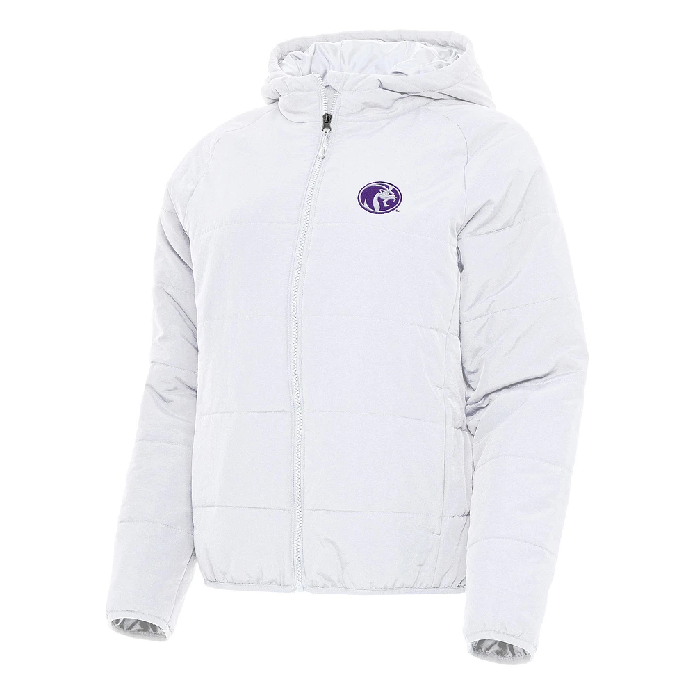 Women's Antigua North Alabama Lions Universe Full-Zip Puffer Jacket
