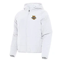Women's Antigua Marquette Golden Eagles Universe Full-Zip Puffer Jacket