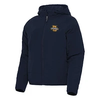 Women's Antigua Navy Marquette Golden Eagles Universe Full-Zip Puffer Jacket