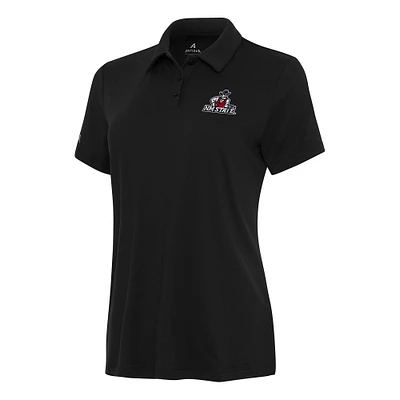 Women's Antigua Black New Mexico State Aggies Reprocess Polo