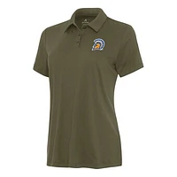 Women's Antigua Olive San Jose State Spartans Reprocess Polo