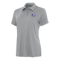 Women's Antigua Gray North Alabama Lions Reprocess Polo