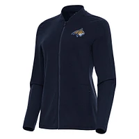Women's Antigua Navy Montana State Bobcats Continual Full-Zip Jacket