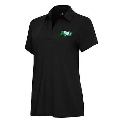Women's Antigua Black North Dakota Era Polo