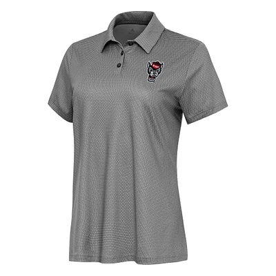 Women's Antigua White/ NC State Wolfpack Rings Polo