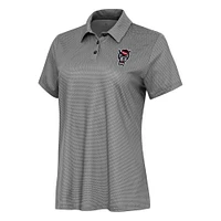 Women's Antigua White/ NC State Wolfpack Rings Polo