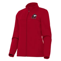 Women's Antigua Cardinal Northern Illinois Huskies Links 2 Full-Zip Golf Jacket