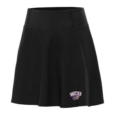 Women's Antigua Black Western Carolina Catamounts Chip Skort