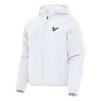 Women's Antigua South Florida Bulls Universe Full-Zip Puffer Jacket