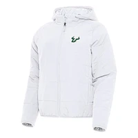 Women's Antigua South Florida Bulls Universe Full-Zip Puffer Jacket