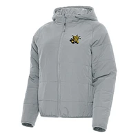 Women's Antigua Wichita State Shockers Universe Full-Zip Puffer Jacket