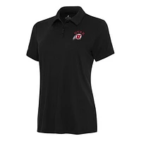 Women's Antigua Black Utah Utes Reprocess Polo