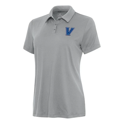 Women's Antigua Gray Villanova Wildcats Reprocess Polo