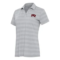 Women's Antigua Gray UNLV Rebels Tunnel Polo