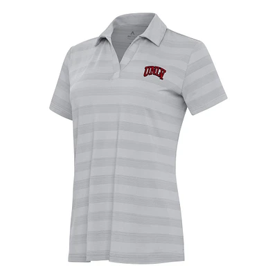 Women's Antigua Gray UNLV Rebels Tunnel Polo