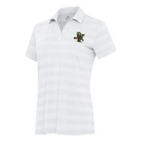 Women's Antigua White Vermont Catamounts Tunnel Polo