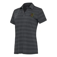 Women's Antigua Pewter Vermont Catamounts Tunnel Polo