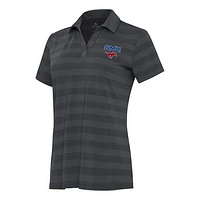 Women's Antigua Pewter SMU Mustangs Tunnel Polo
