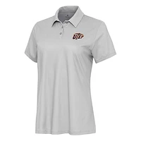 Women's Antigua  White/Gray UTEP Miners Rings Polo