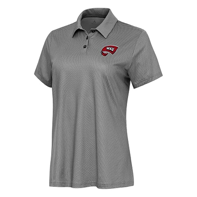 Women's Antigua  White/Black Western Kentucky Hilltoppers Rings Polo