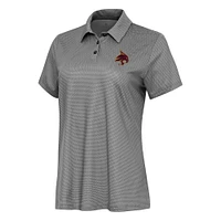 Women's Antigua  White/Black Texas State Bobcats Rings Polo