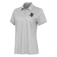 Women's Antigua  White/Gray Vermont Catamounts Rings Polo