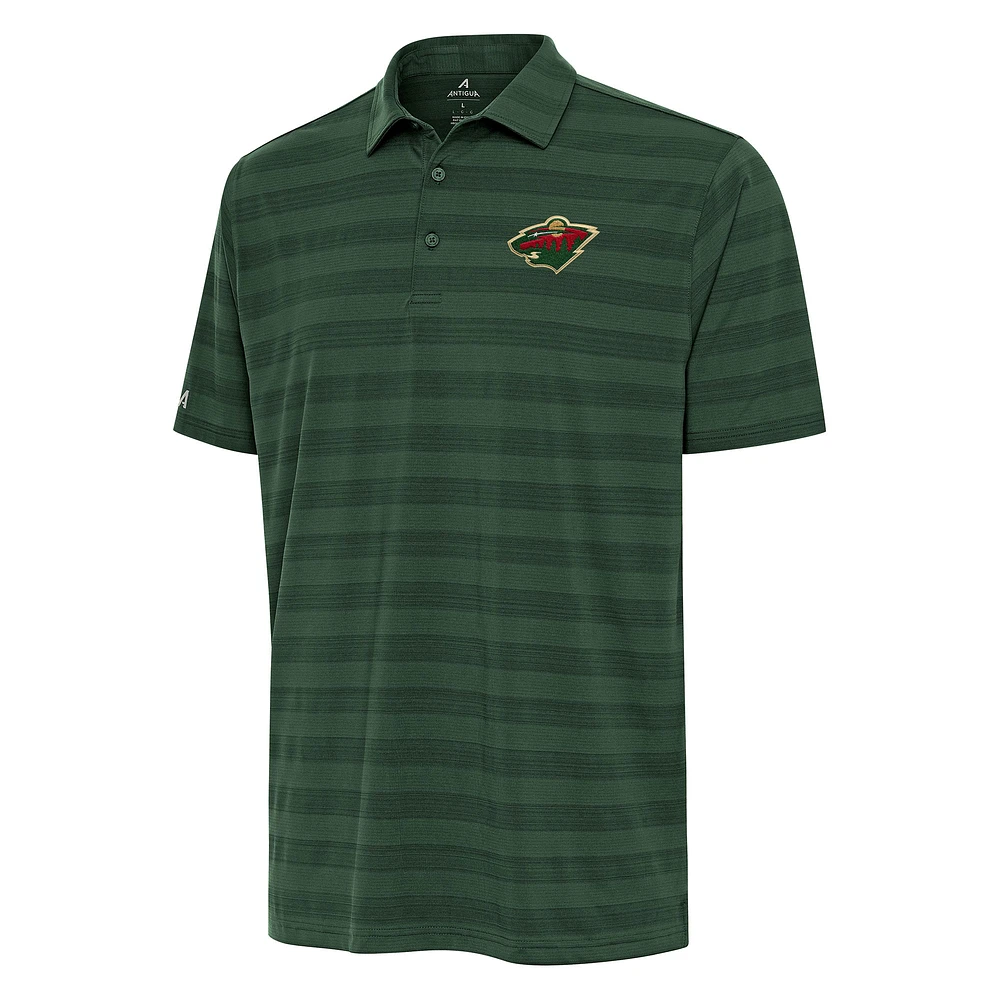 Men's Antigua Minnesota Wild Tunnel Polo