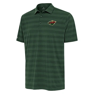 Men's Antigua Minnesota Wild Tunnel Polo