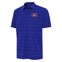 Men's Antigua Blue Montreal Canadiens Tunnel Polo