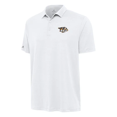 Men's Antigua White Nashville Predators Reprocess Polo