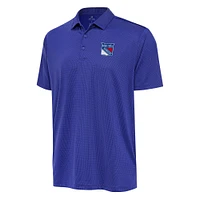 Men's Antigua Blue New York Rangers Ellipse Polo