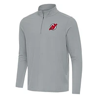Men's Antigua New Jersey Devils Intent Quarter-Zip Top