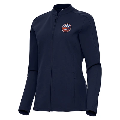 Women's Antigua  Navy New York Islanders Regard Full-Zip Jacket
