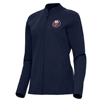 Women's Antigua  Navy New York Islanders Regard Full-Zip Jacket
