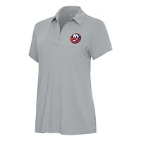 Women's Antigua Gray New York Islanders Era Polo