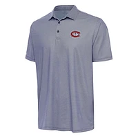 Men's Antigua Navy/White Montreal Canadiens Rings Polo