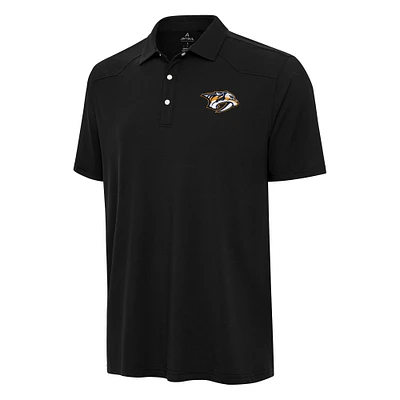 Men's Antigua  Black Nashville Predators Western Polo