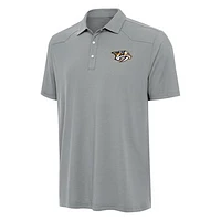Men's Antigua  Gray Nashville Predators Western Polo