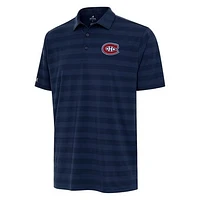 Men's Antigua  Navy Montreal Canadiens Big & Tall Tunnel Polo