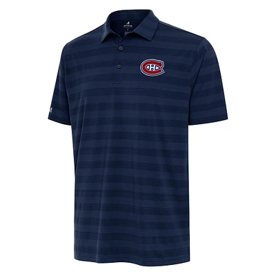 Men's Antigua  Navy Montreal Canadiens Big & Tall Tunnel Polo