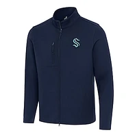Men's Antigua Navy Seattle Kraken Objection Double-Peached Full-Zip Jacket