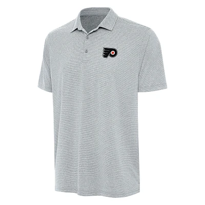Men's Antigua  Heather Gray Philadelphia Flyers Scheme Polo