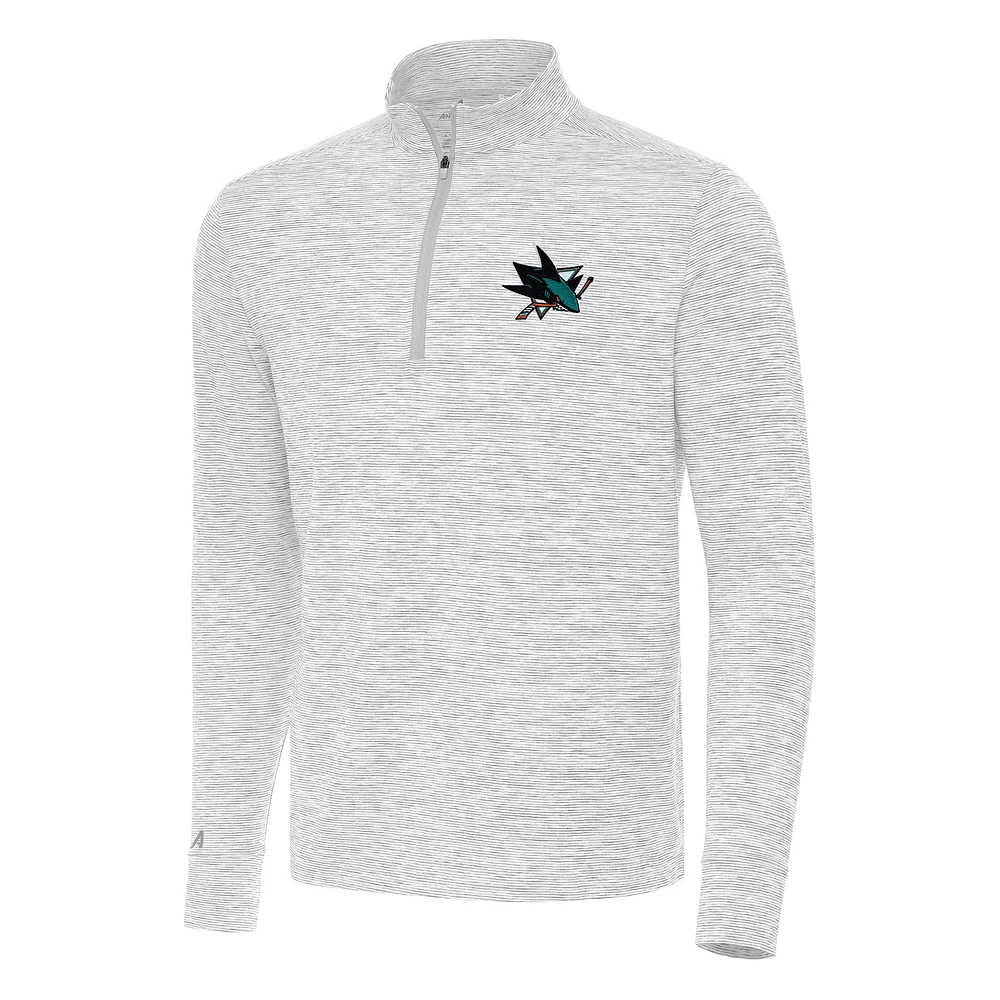 Men's Antigua San Jose Sharks Cause Quarter-Zip Top