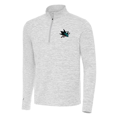 Men's Antigua San Jose Sharks Cause Quarter-Zip Top