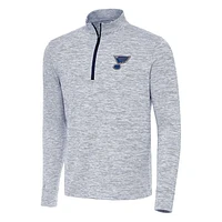 Men's Antigua Navy St. Louis Blues Cause Quarter-Zip Top