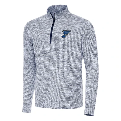 Men's Antigua Navy St. Louis Blues Cause Quarter-Zip Top