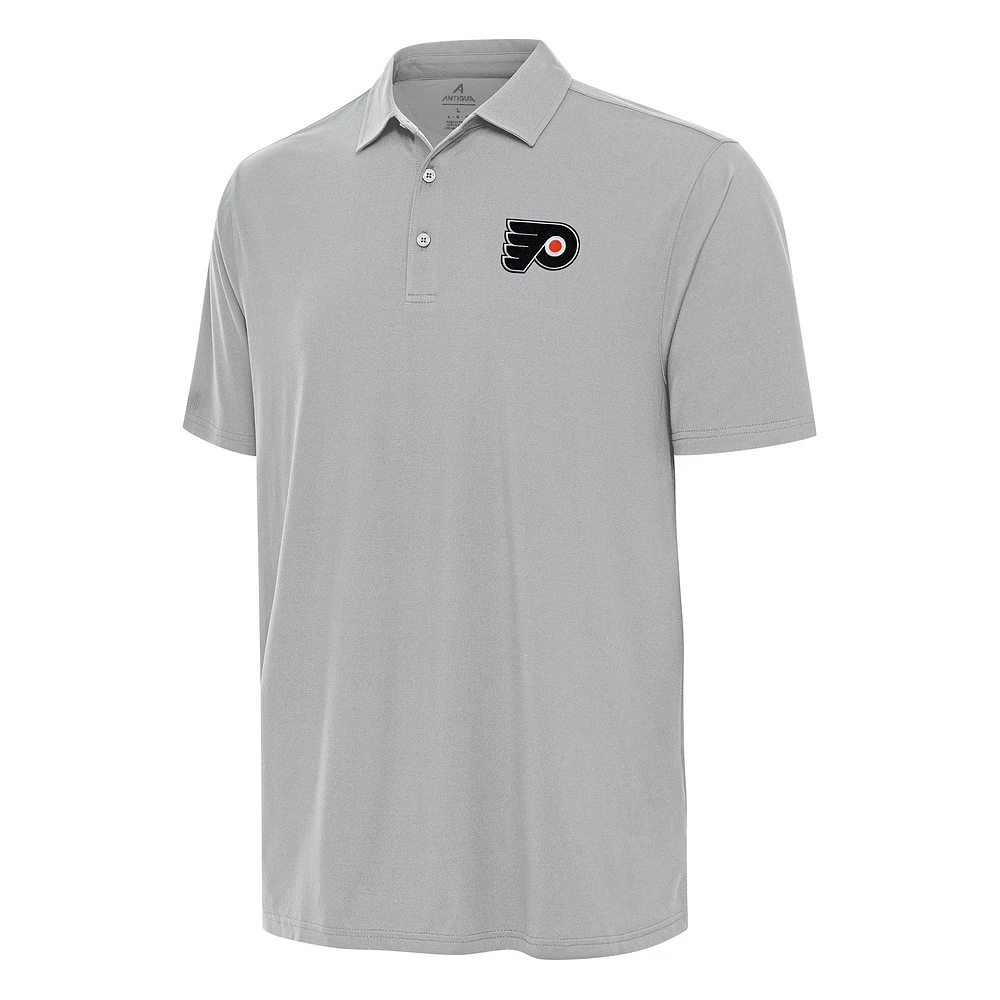 Men's Antigua Gray Philadelphia Flyers Era Polo